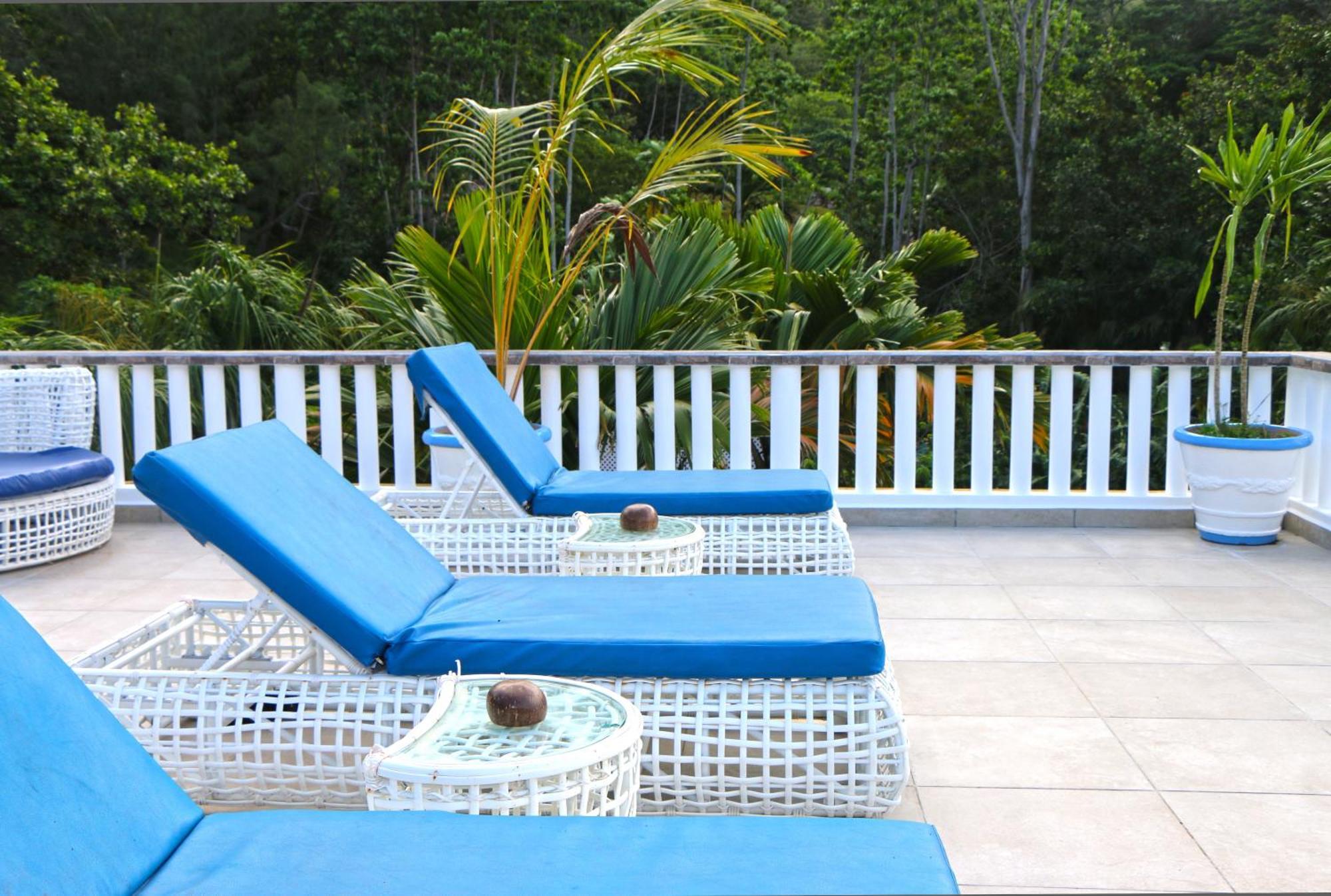 Ferienwohnung Ocean Blue Bay Anse Volbert Village Exterior foto