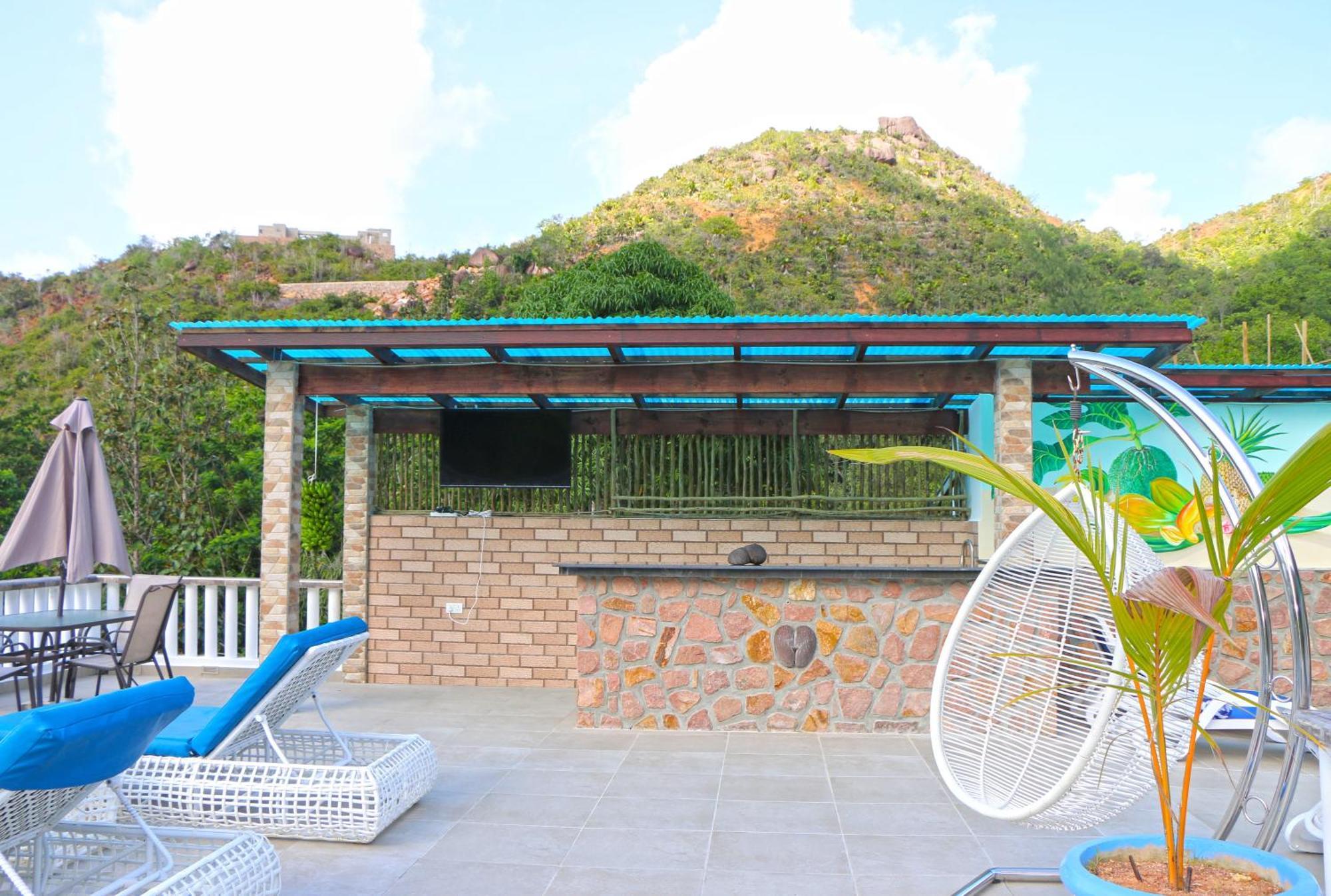 Ferienwohnung Ocean Blue Bay Anse Volbert Village Exterior foto