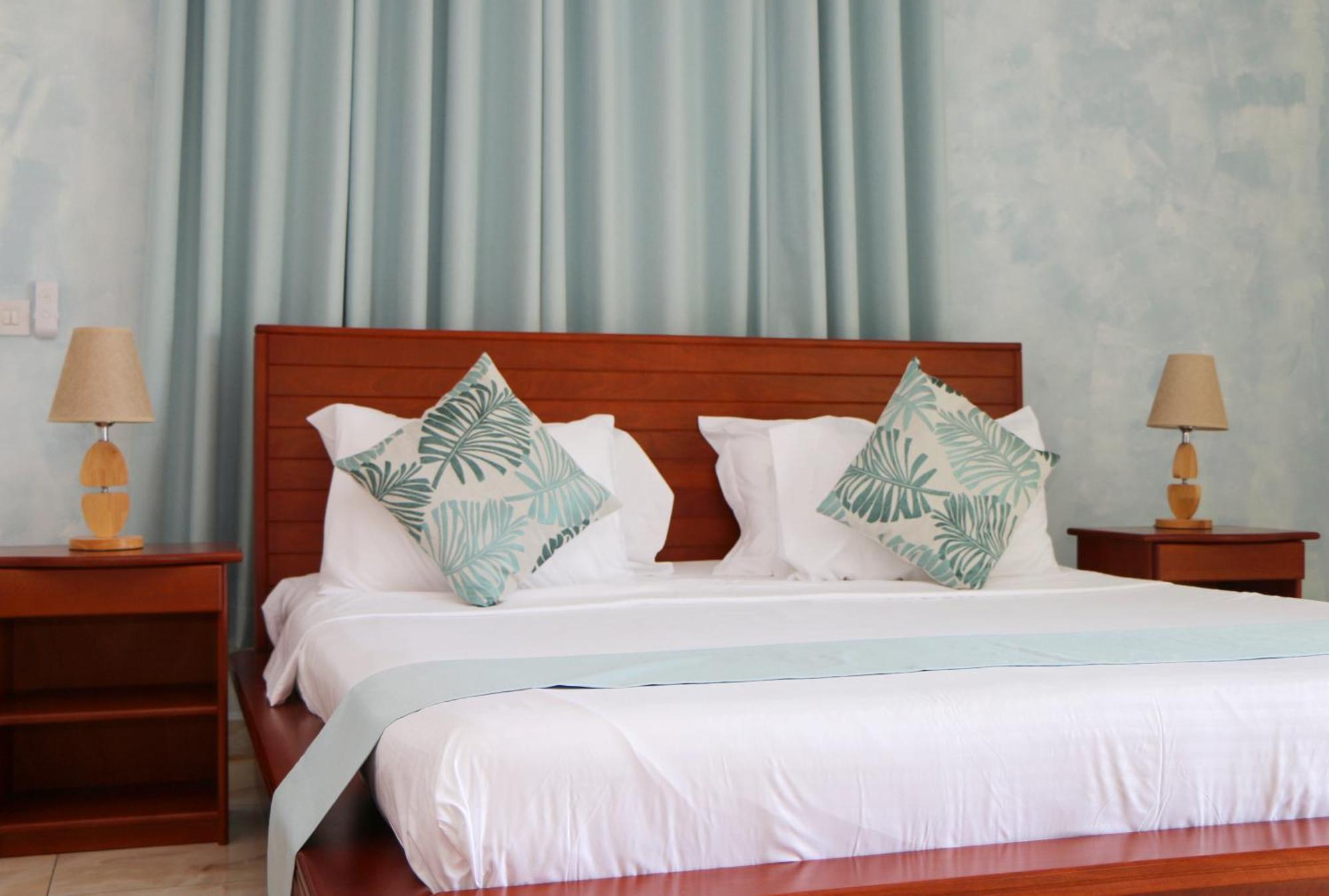 Ferienwohnung Ocean Blue Bay Anse Volbert Village Exterior foto